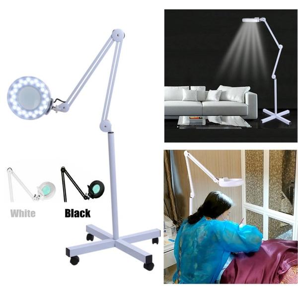 5x Led Magnifying Lamp Magnifier Floor Adjustable Rolling Stand Light Diopter For Salon Beauty Equipment Wish 5x Led Magnifying Lamp Magnifier, Salon Equipment Magnifying Lamp