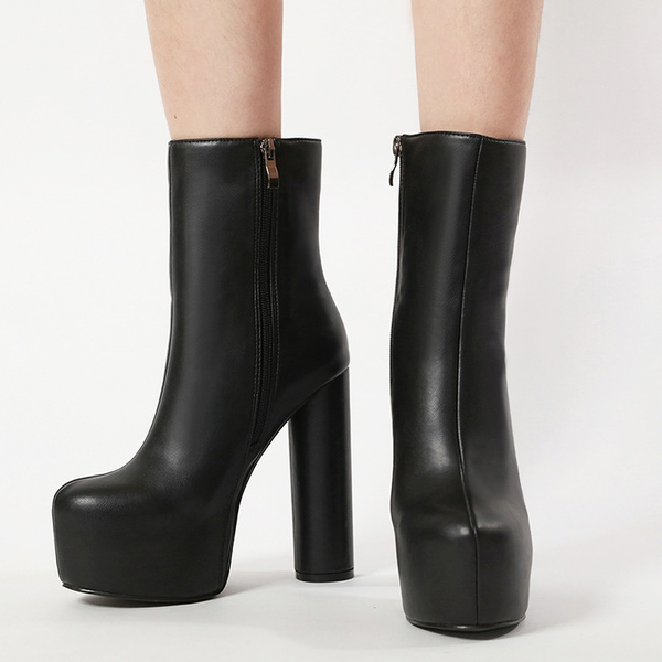 Women's Winter Boots, Platforms Boots, Short Shoes, Ankle Boots