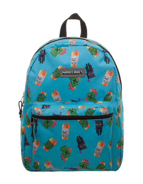blue minecraft backpack