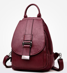 Shoulder Bags, School, leather, Vintage