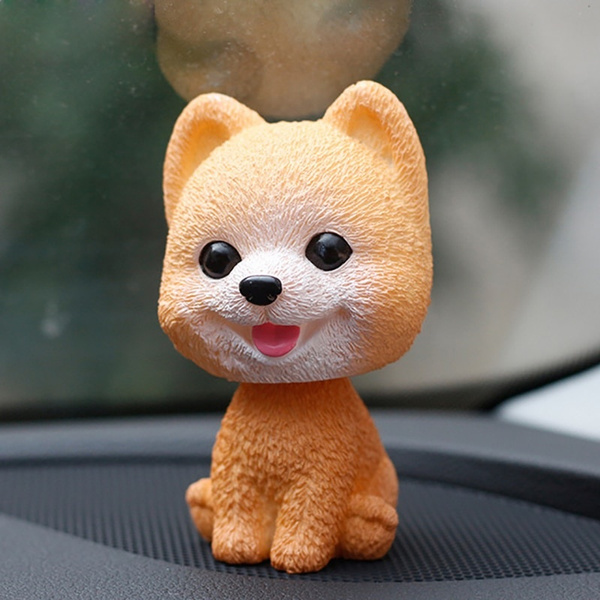 Dog Shaking Head Dolls Toys Car Dashboard Ornament Decor Auto Interior Accessory 