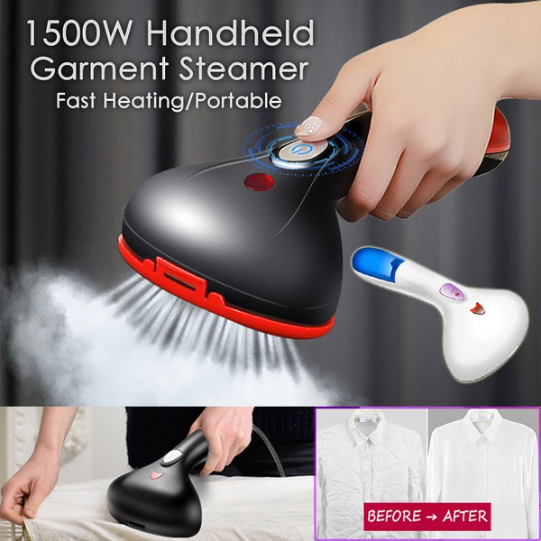 1500W Garment Steamer Fast Heating Handheld Portable Clothes Steamer ...