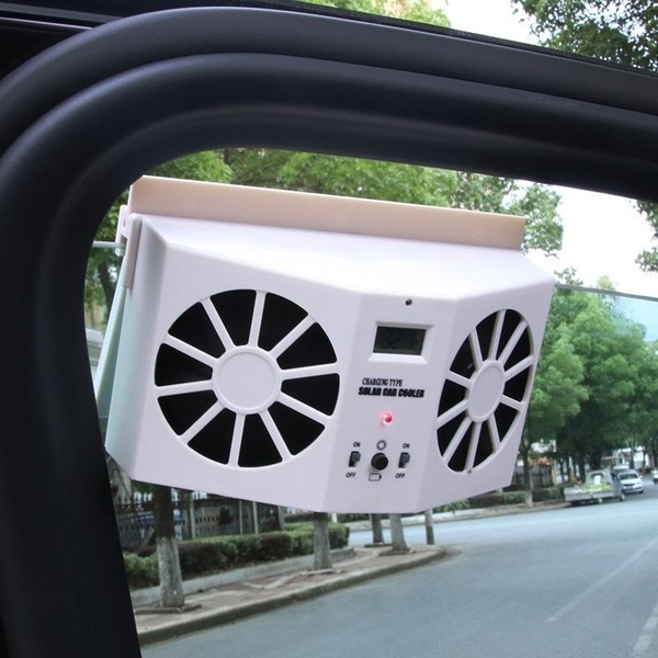 solar powered car window air conditioner