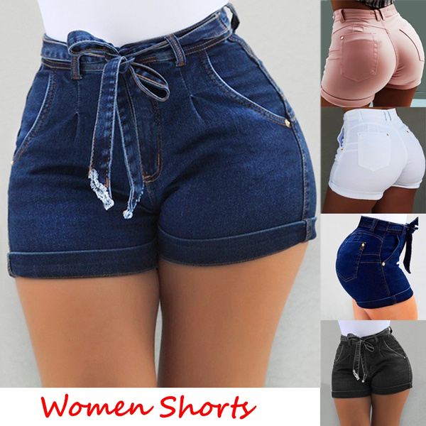 womens high waisted jean shorts
