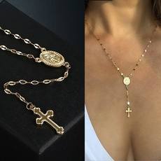 bohemia, Chain Necklace, Christian, gold