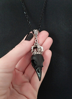 Goth, punk necklace, friendshipgift, crown