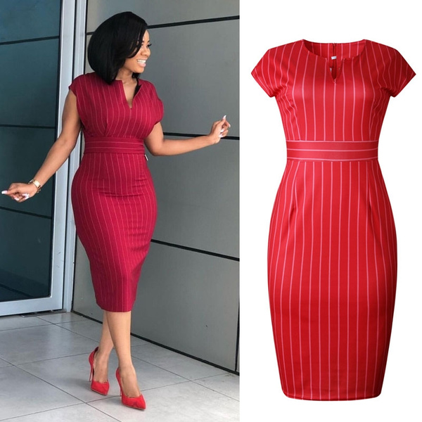 Red Pencil Dress