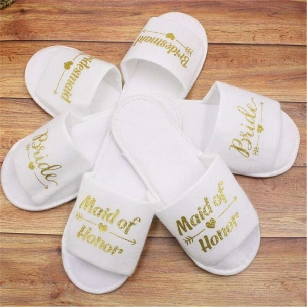 bridal shower slippers