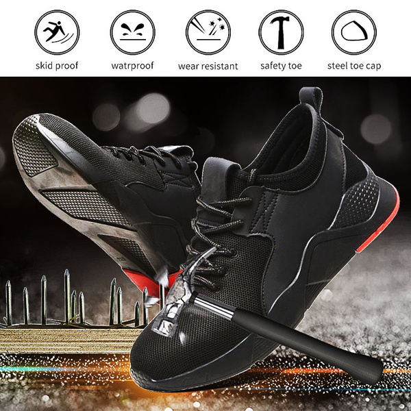 atrego breathable lightweight safety shoes