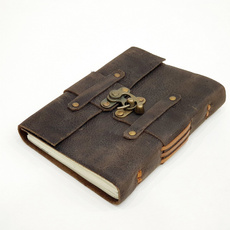 brown, blackcolornotebook, Gifts, leathernotebook