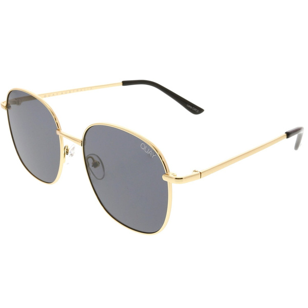 Quay Jezabell QW-000262-GLD/SMK Gold Square Sunglasses | Wish