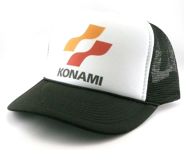 Konami Hat Trucker Hat Mesh Hat Black 