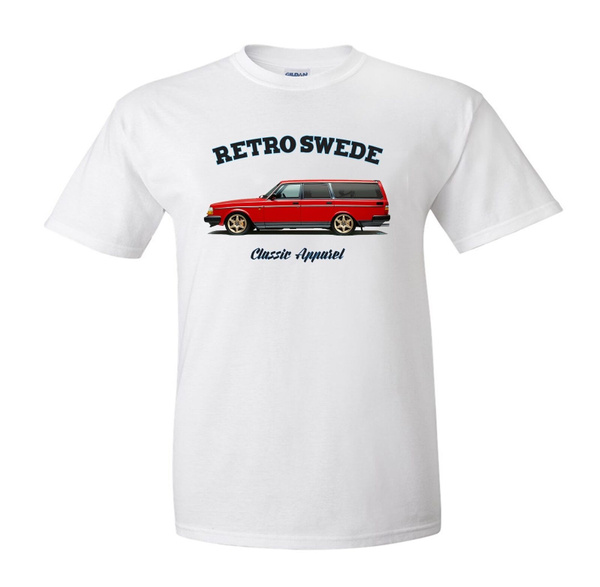 MODIFIED. VOLVO 245 ESTATE t-shirt RETRO SWEDE SWEDISH CLASSIC CAR MODIFIED. VOLVO 245 ESTATE t-shirt RETRO SWEDE SWEDISH CLASSIC CAR