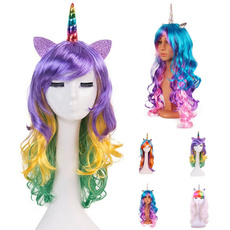 wig, rainbow, Cosplay, Christmas