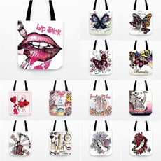 butterfly, Shoulder Bags, Capacity, Tote Bag