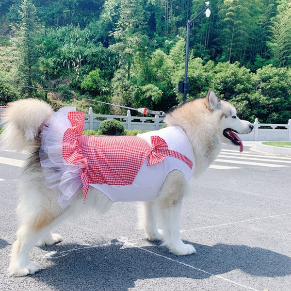 Dog Dress Summer Pet Clothes Female Dog Clothing Princess Skirt Small  Medium Big Large Dog Costume Dresses Golden Retriever