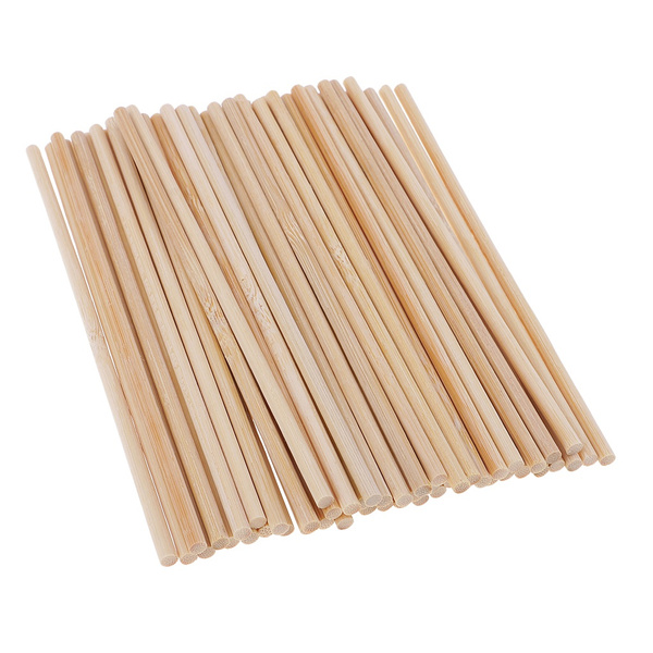 Round Bamboo Wooden Lollipop Lolly Sticks For Kids Wood Crafts Model Making Wish