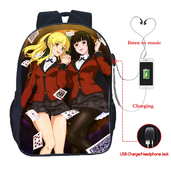 Niños Y Niñas Mochila Kakegurui Para Adolescentes Carga Us Niños Y Niñas Mochila Kakegurui Para Adolescentes Carga Us