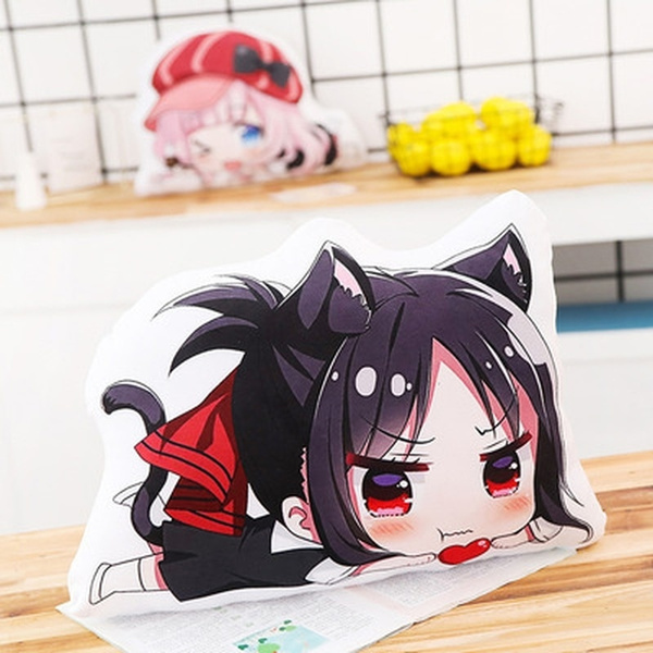 48cm Anime Kaguya Sama Love Is War Plush Toy Shinomiya Kaguya Chika Fujiwara Q Version Pillow Wish