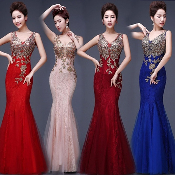Fishtail Gown Dresses-Mermaid Gown Styles For Every Fashionistas