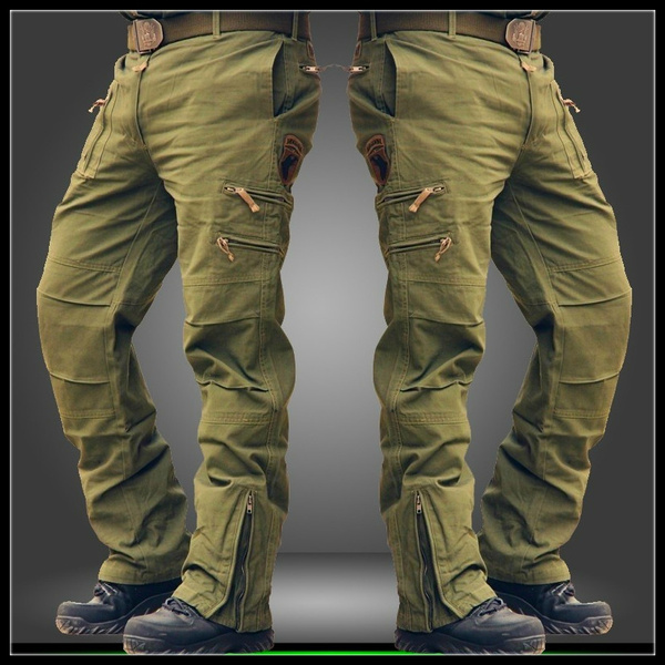 trousers with many pockets