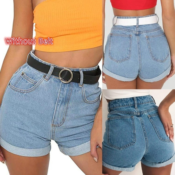 Waist Short Jeans Denim Shorts 