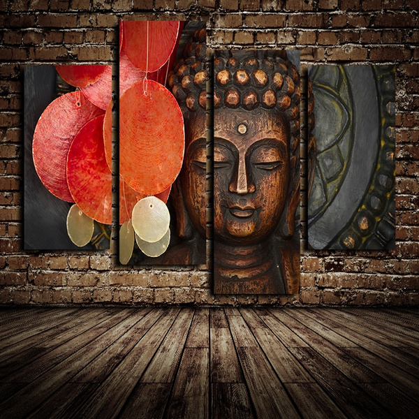 Buddha canvas deals wall art