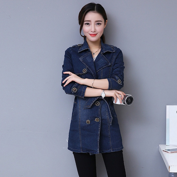 Jeans coat 2024 for ladies