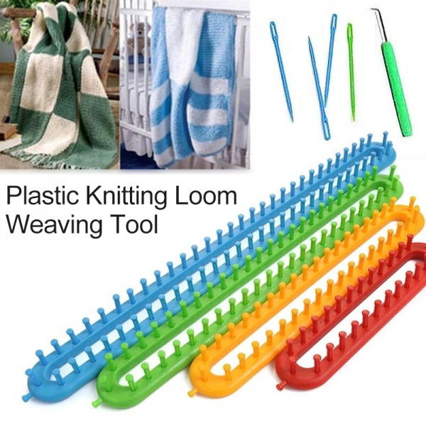 1Set Creative Knit Hobby Needle Weaving Tool Plastic Knitting Loom