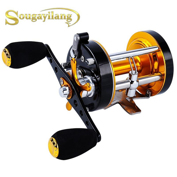 Round Right Hand Fishing Reel 17-22 Lbs Max Drag Spinning Fishing