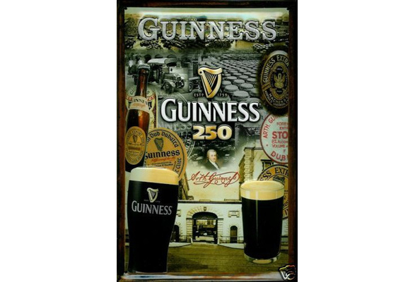 Guinness Toucan Blechschild Schild 3D geprägt gewölbt Tin Sign 20 x 30 cm 