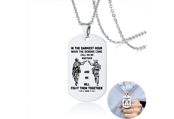 Brother dog clearance tag necklace