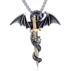 Goth, Necklaces Pendants, punk necklace, Cross necklace