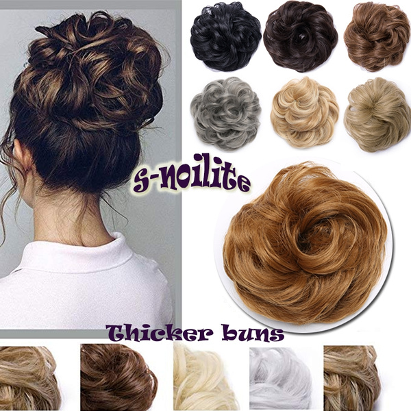 brown wig updo