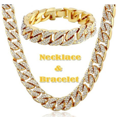 goldplated, yellow gold, Chain Necklace, necklaces for men