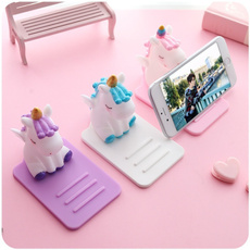 Cute Anti-Slip Cartoon Unicorn Phone Stand  Mobile Phone Holder Support Desk Decor Phone Bracket for IPhone X XR 8 7 XiaoMi Huawei Samsung