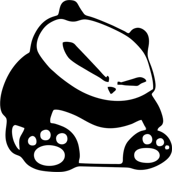Sticker Adesivi Adesivo Auto Moto Scooter Tuning Panda Viny Decal