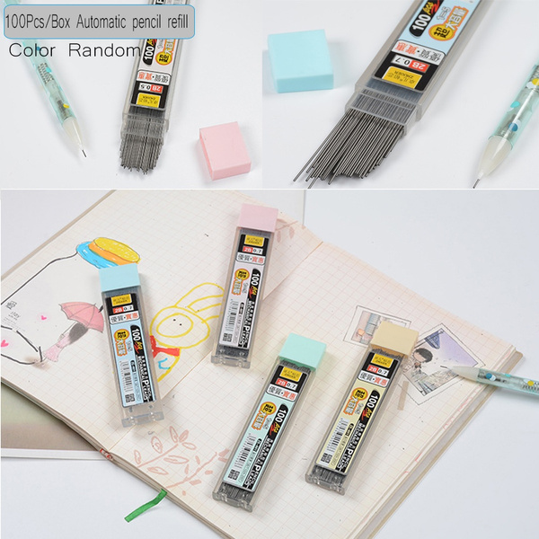 Erasable Plastic  Replace  Writing Drawing Tools  Pencil Lead Refill  Graphite 