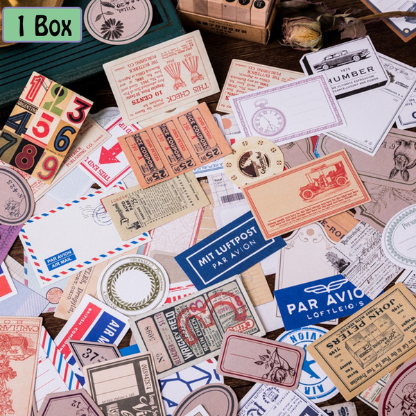 Vintage Stamp Stickers