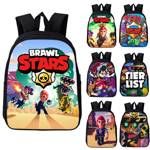 2019 Hot Game Brawl Stars Backpacks For Boys Girls School Gifts For Kids 3d Pattern School Bag Mochila School Backpacks For Fans Wish - mochila gamer brawl stars