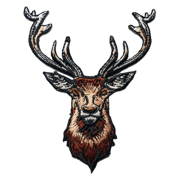 Deer Iron On Patches Ironing Stickers For Clothing Decor Washable Appliques JB 