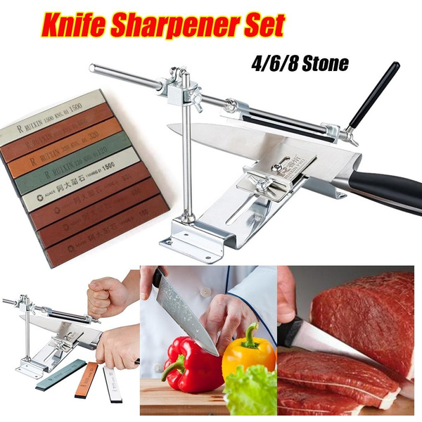 4/6/8 Stones Kitchen Knife Sharpener Sharpening NEW Updated Fix