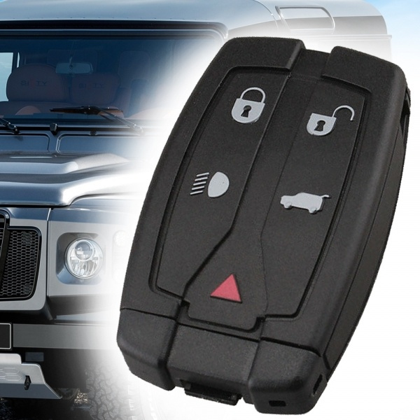 5 Button Remote Key Fob Case Shell+Key Blade For Land Rover Freelander 2