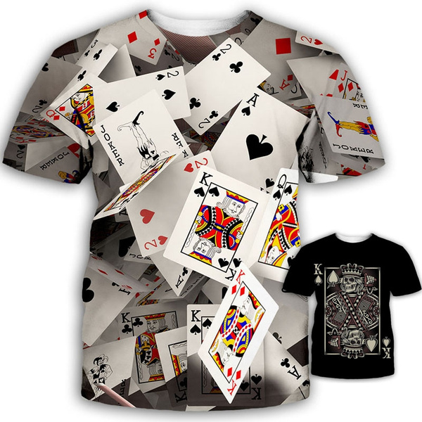 Playing card shop t shirt