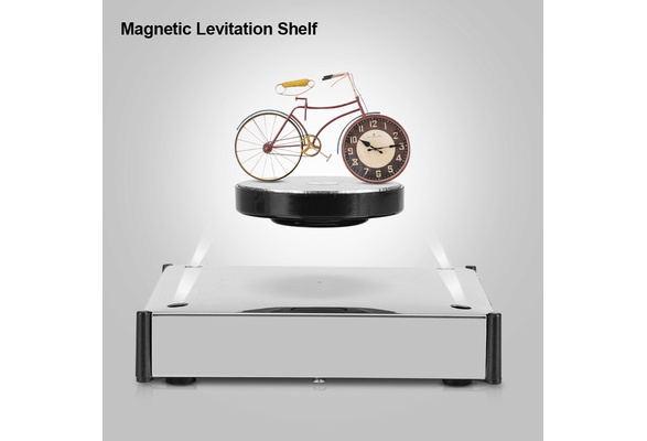 LED Rotating Magnetic Levitation Floating Show Shelf Display Plateform 