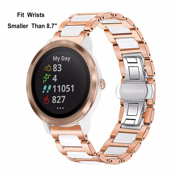 Garmin vivoactive 3 rose best sale gold strap