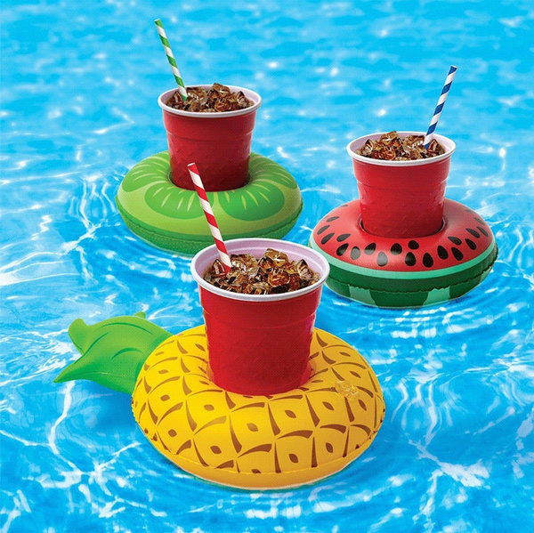 Details about   1pc Inflatable Swimming Pool Float Cup Drink Beer Holder Table Swimming Part_wk 