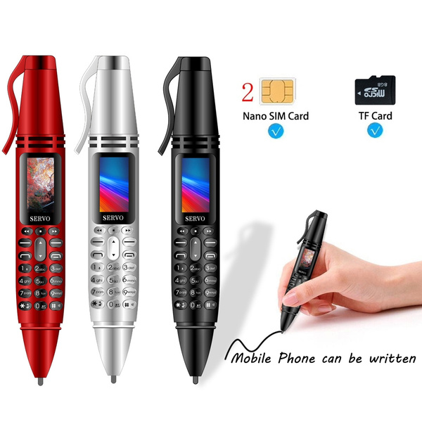 Mobile phone Caneta mini Celular 0.96 \Tela Minscula GSM Dual SIM ...