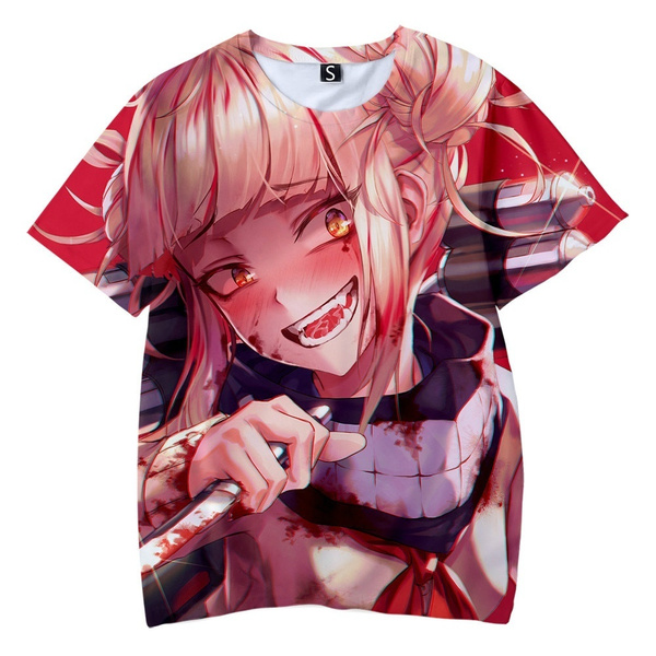 T-shirt Himiko Toga Boku No Hero - Personalizei