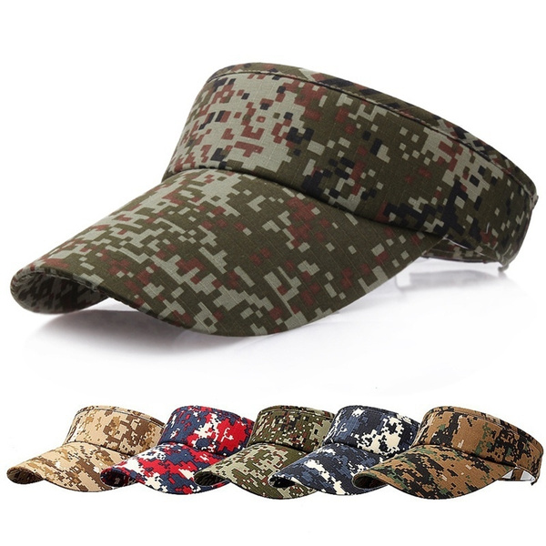 Men Women Camouflage Baseball Cap, Unisex Camo Sun Hat Adjustable